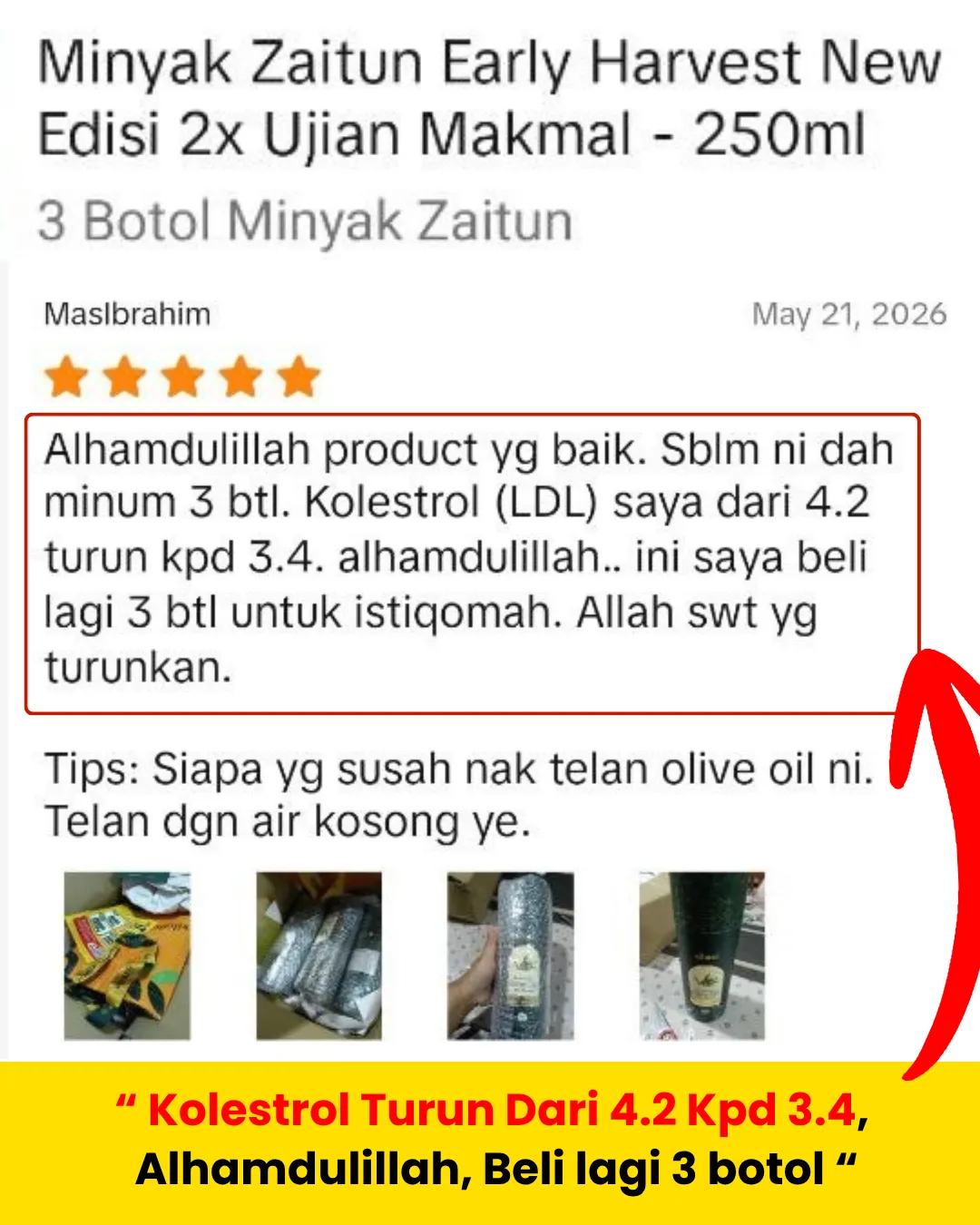 Kolestrol Turun